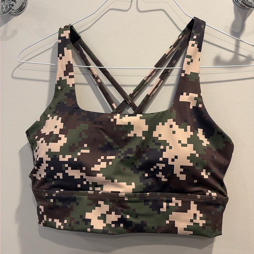 Camo Print Sports Bra